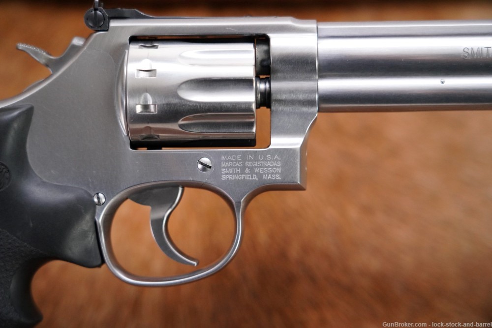 Smith & Wesson S&W Model 617-6 160578 .22 LR 6" DA/SA Stainless Revolver-img-12
