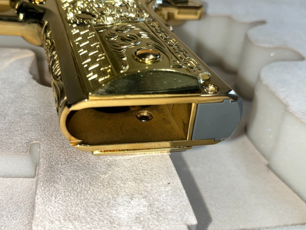 Seattle Engraving Colt 1911 Govt Italian Renaissance 24K Gold 45ACP Layaway-img-5