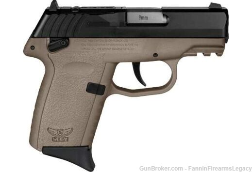 SCCY CPX1-CB GEN 3 9MM 10+1 BLACK FDE With Safety RDR Red Dot Ready-img-1
