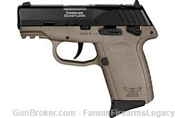 SCCY CPX1-CB GEN 3 9MM 10+1 BLACK FDE With Safety RDR Red Dot Ready-img-2