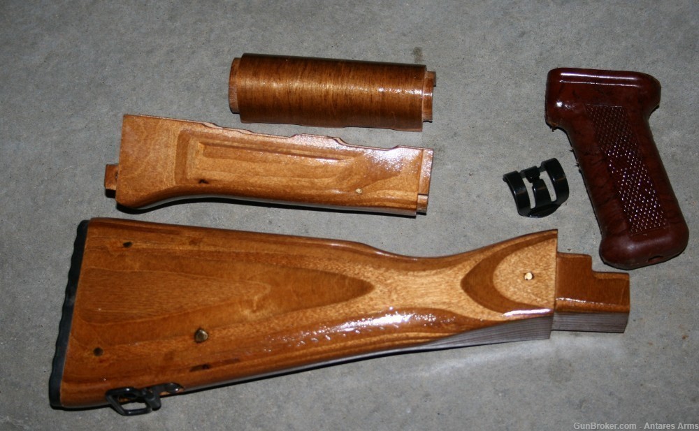 AK Furniture Set Stock Handguard Grip Laminated Wood AKM AK-47 AK-74 NEW-img-0