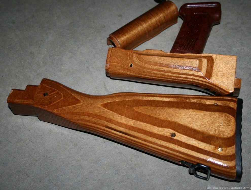 AK Furniture Set Stock Handguard Grip Laminated Wood AKM AK-47 AK-74 NEW-img-6