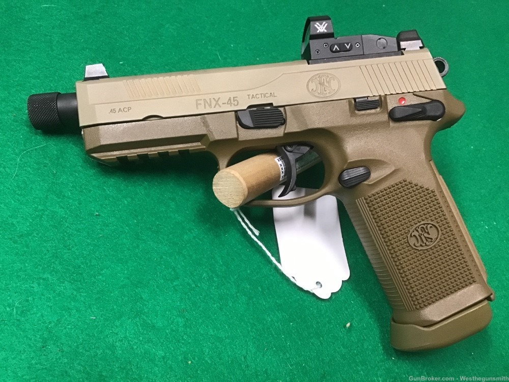 FN FNX-45 TACTICAL WITH VORTEX RED DOT IN 45 ACP -img-3