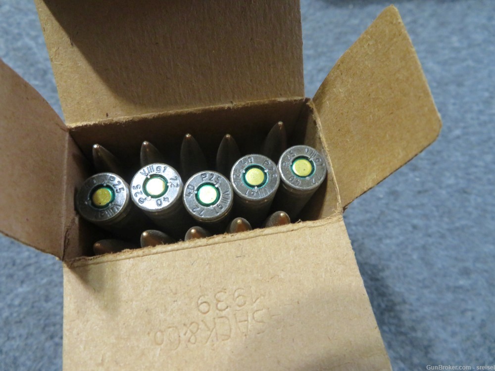 120 ROUNDS- (8) FULL BOXES OF WWII GERMAN 8mm MAUSER AMMUNITION-img-4