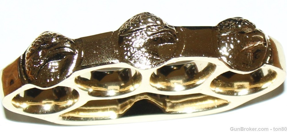 BRASS KNUCKLES PAPER WEIGHT-img-1