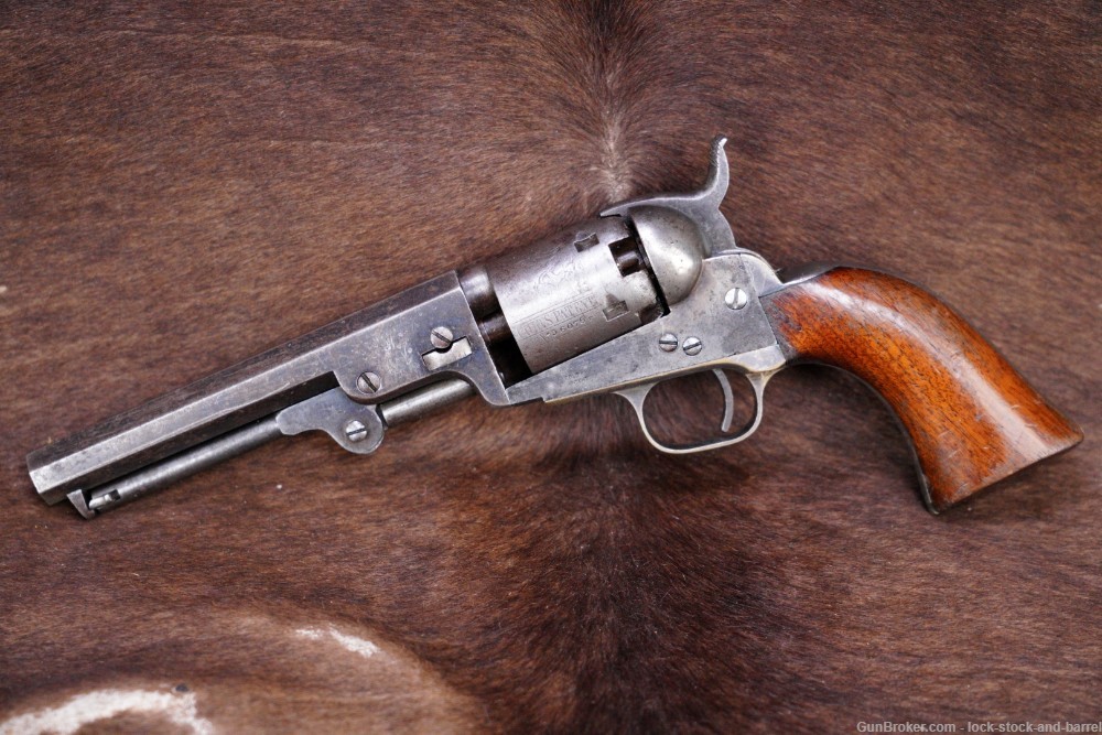 Pre-Civil War Colt 1849 Pocket .31 Cal 5" Percussion Revolver, 1853 Antique-img-3