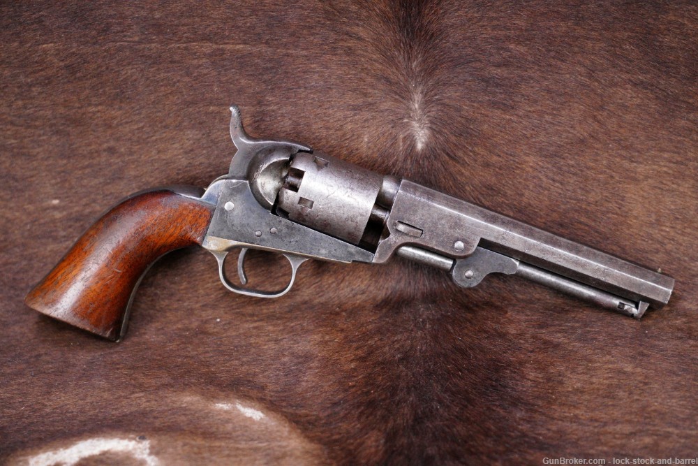 Pre-Civil War Colt 1849 Pocket .31 Cal 5" Percussion Revolver, 1853 Antique-img-2