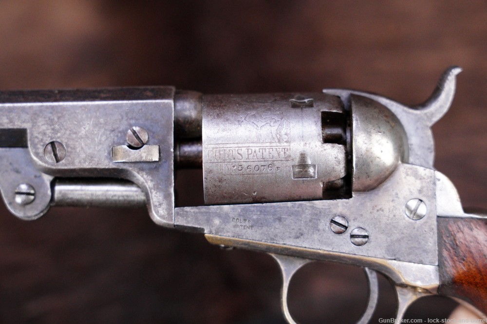 Pre-Civil War Colt 1849 Pocket .31 Cal 5" Percussion Revolver, 1853 Antique-img-10