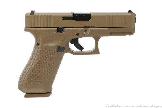 Glock G45 G5 9MM 17+1 4.0" FDE 3 MAGS Included FRONT SERRATIONS PA455S203DE-img-1