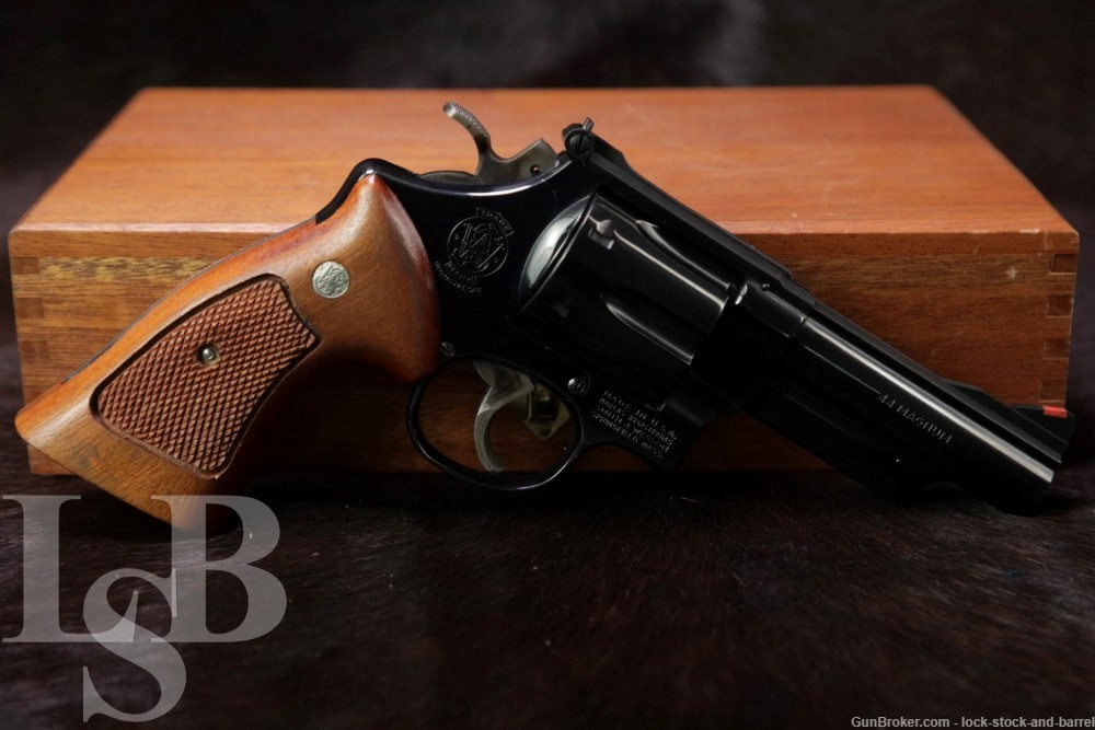 Smith & Wesson S&W Model 29-2 .44 Magnum 6" DA/SA Revolver & Case 1980-img-0
