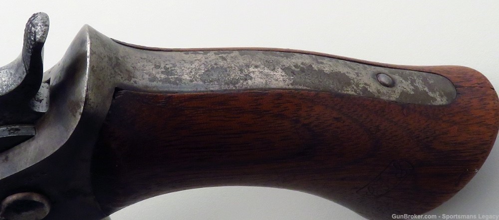Remington 1871 Army Rolling Block .50 Centerfire pistol, cartouche, layaway-img-6