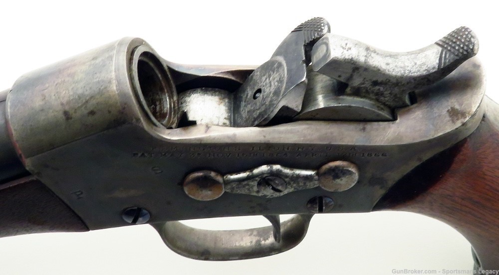 Remington 1871 Army Rolling Block .50 Centerfire pistol, cartouche, layaway-img-5