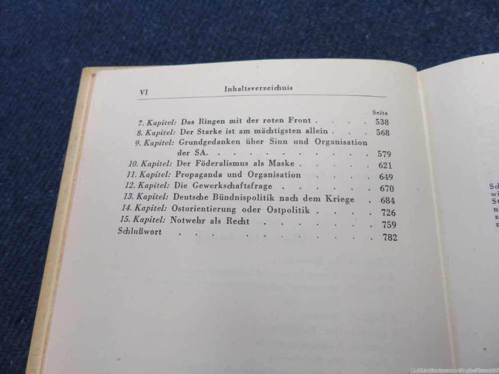 GERMAN WWII MEIN KAMPF ORIGINAL BOOK DATED 1942 EDITION WEDDING DEDICATION-img-15
