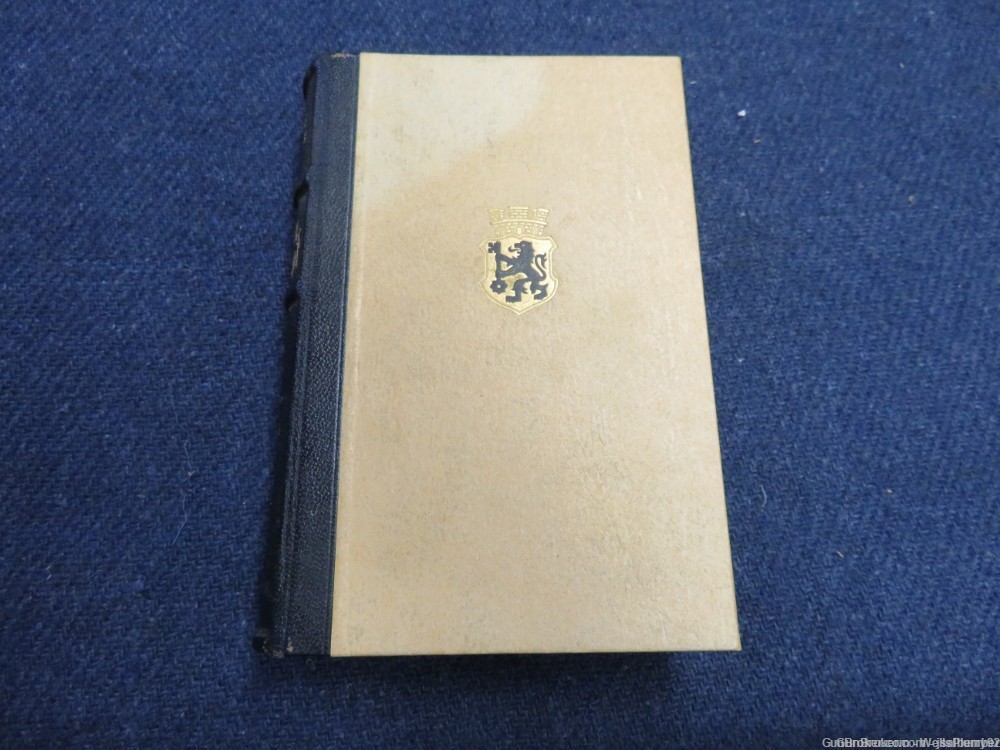 GERMAN WWII MEIN KAMPF ORIGINAL BOOK DATED 1942 EDITION WEDDING DEDICATION-img-0