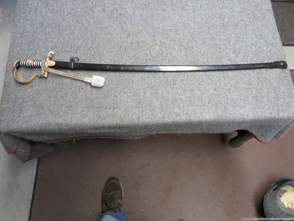 GERMAN WWII ARMY OFFICER DRESS SWORD PUMA NO. 3 W/ KNOT EXCELLENT CONDITION-img-1