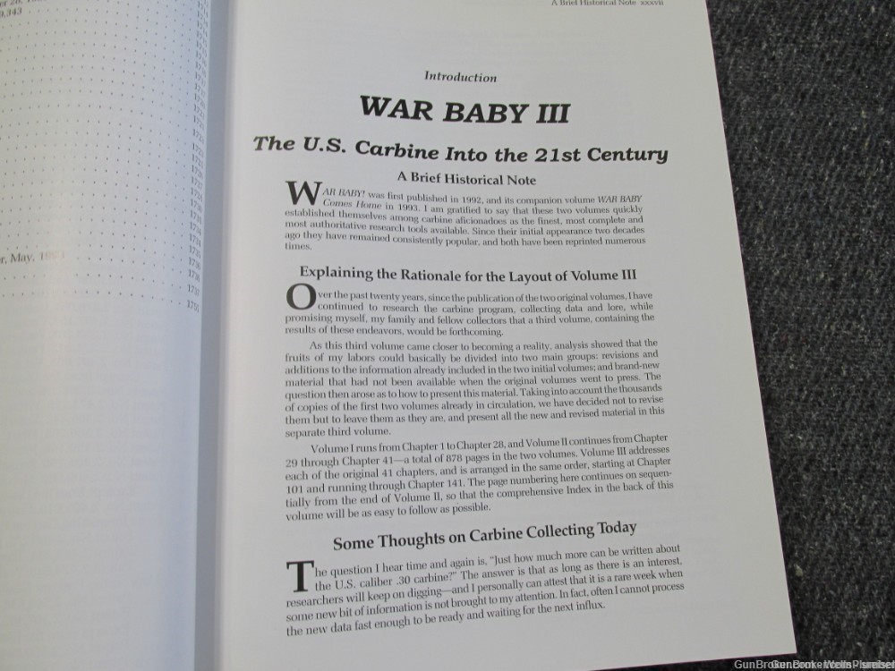 THE U.S. CARBINE INTO THE 21st CENTURY WAR BABY III BY LARRY RUTH SIGNED -img-9