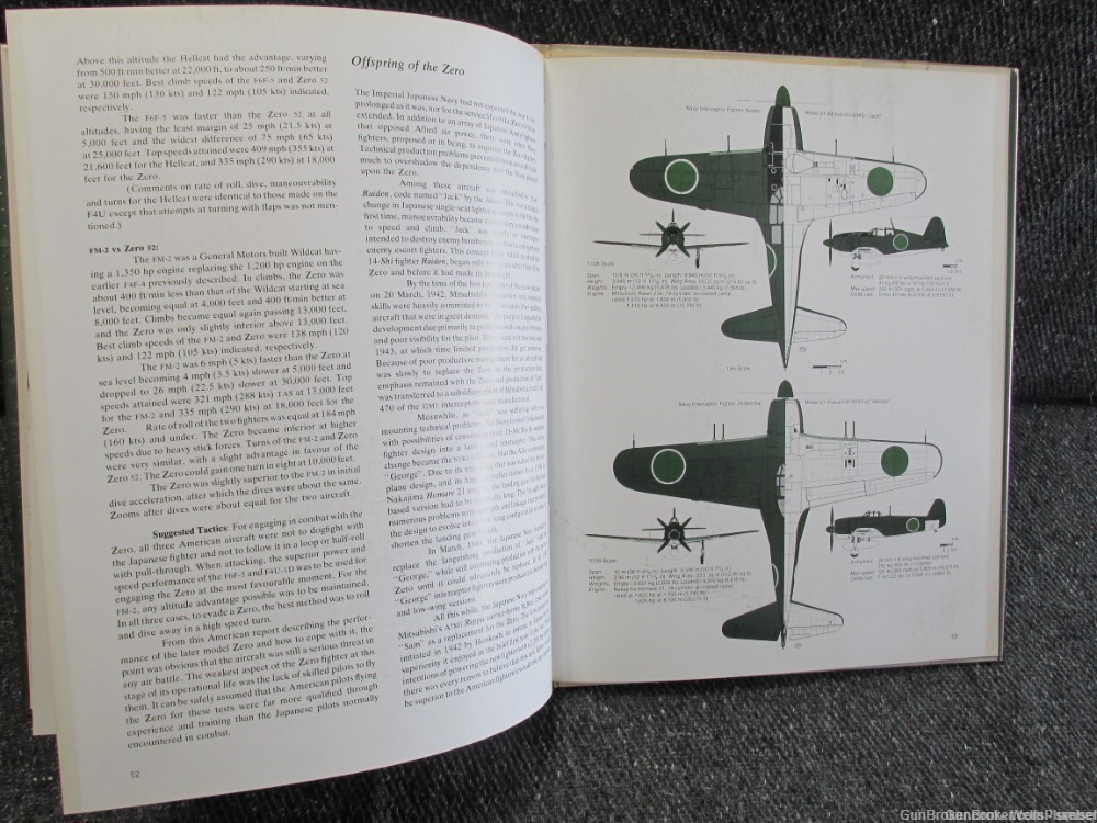 IMPERIAL JAPANESE WWII ZERO FIGHTER REFERENCE BOOK JAP ZERO AIRPLANE BOOK-img-11