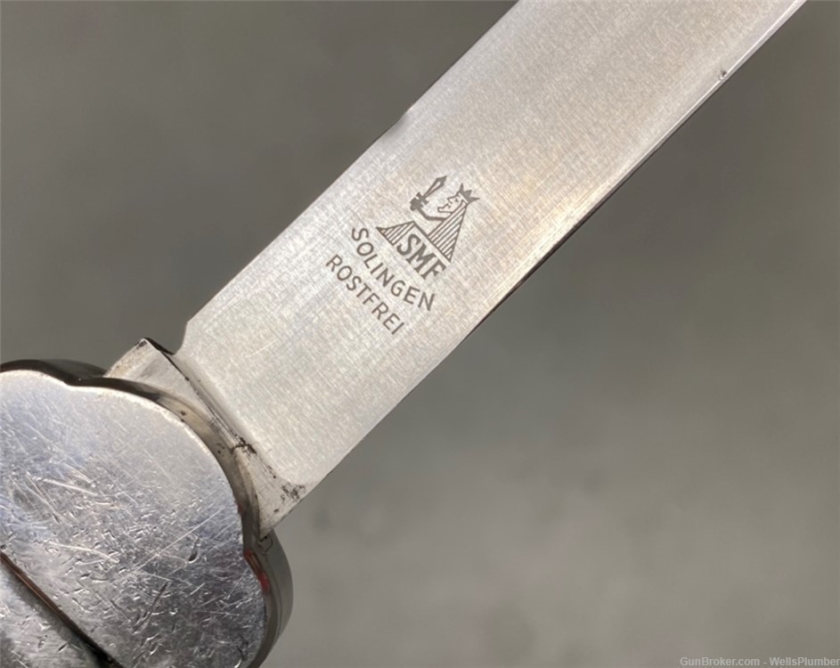 GERMAN WWII LUFTWAFFE PARATROOPER KNIFE SMF MAKER (EXCELLENT CONDITION)-img-21