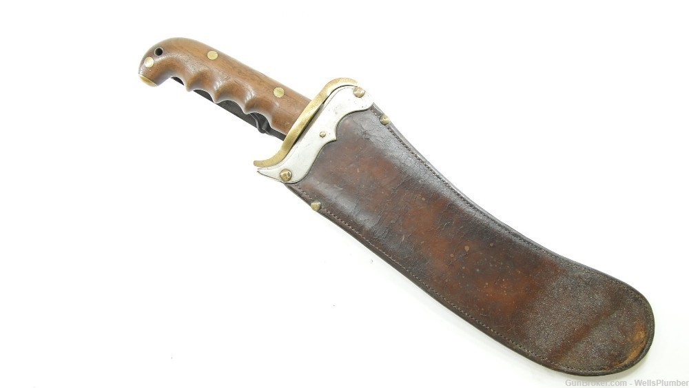 US HOSPITAL CORPS MODEL 1904 BOLO KNIFE WITH ORIGINAL LEATHER SHEATH 1910-img-0