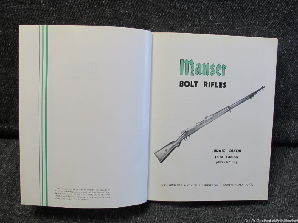 MAUSER BOLT RIFLES REFERENCE BOOK BY LUDWIG OLSEN-img-0