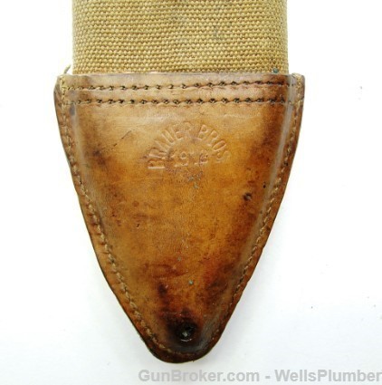 US WWI MODEL 1917 BOLO SCABBARD DATED 1918-img-5