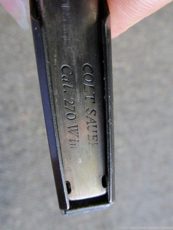 WEST GERMAN COLT SAUER RIFLE .270 WINCHESTER FACTORY MAGAZINE 270 WIN-img-1