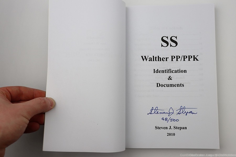 (2 TOTAL) RARE SS WALTHER PP/PPK REFERENCE BOOK BY STEPAN, MARSCHALL, GORTZ-img-1