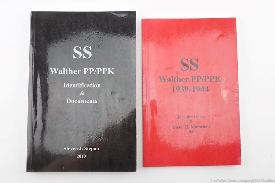 (2 TOTAL) RARE SS WALTHER PP/PPK REFERENCE BOOK BY STEPAN, MARSCHALL, GORTZ-img-0