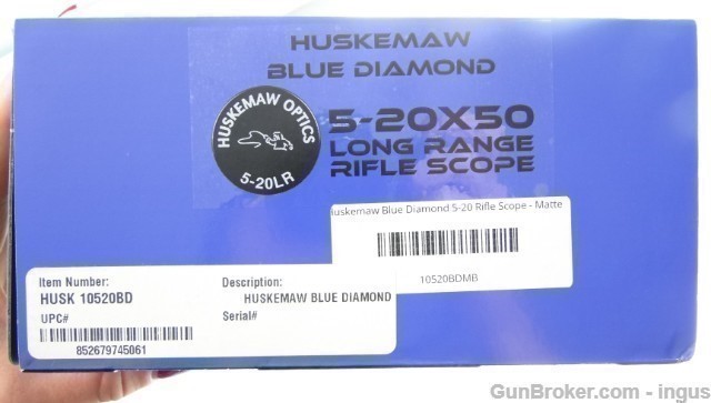 HUSKEMAW BLUE DIAMOND 5-20X50 10520BD (NEW IN THE BOX)-img-1