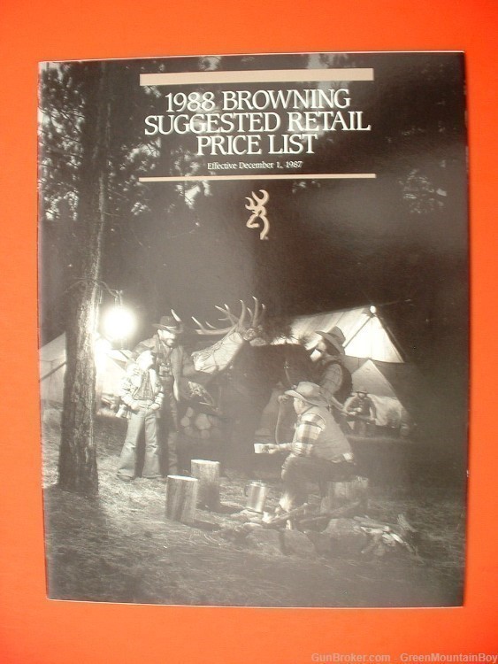 1988 OEM BROWNING Full-Line Products Catalog, Companion Price List - LNOS !-img-1