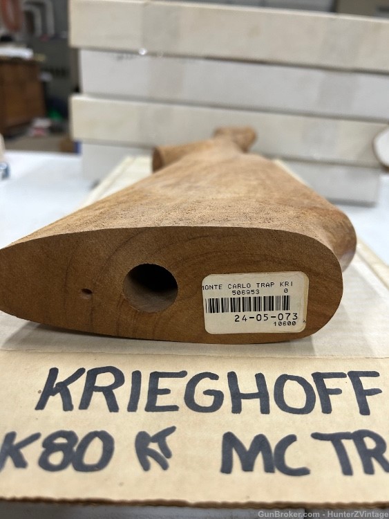 Krieghoff K80 Monte Carlo butt stock UNFINISHED SEE PICS-img-1