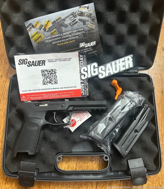 Sig Sauer P320 Full Size Complete Frame, Box & Magazines P320F XCarry AXG -img-0