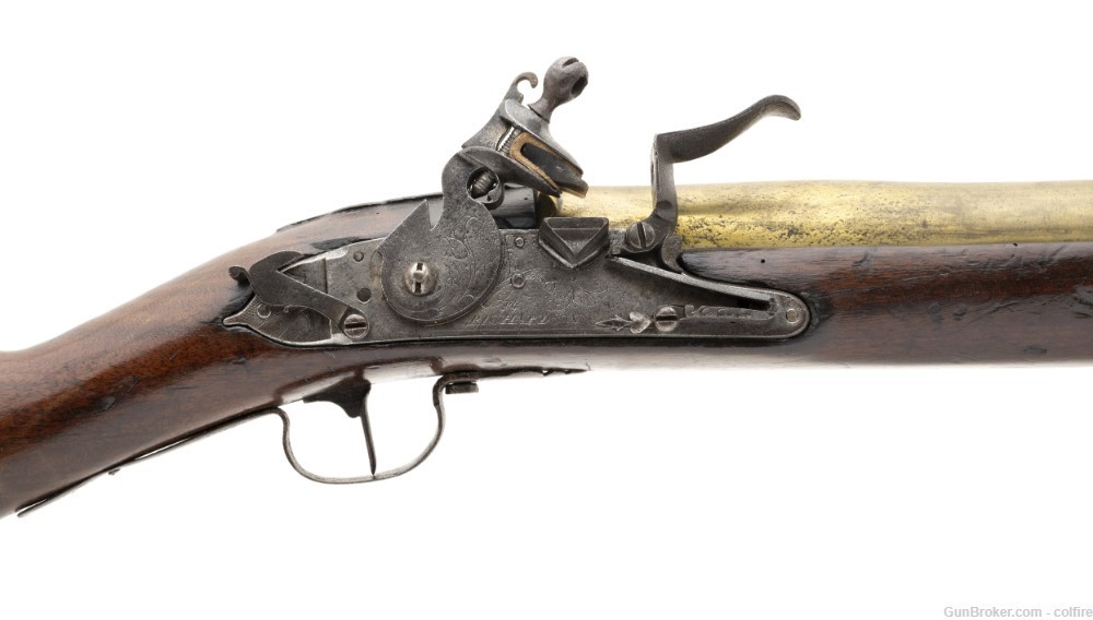 Large 18th Century British Flintlock Musketoon (AL7051)-img-1