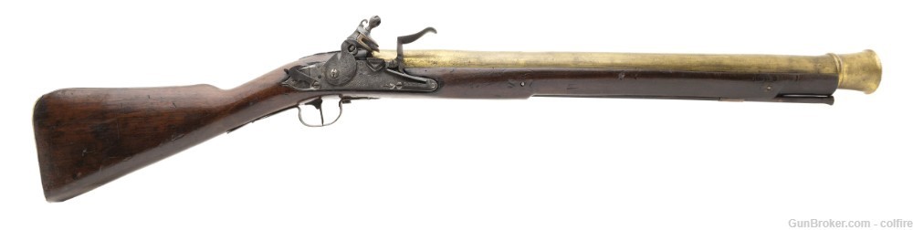 Large 18th Century British Flintlock Musketoon (AL7051)-img-0
