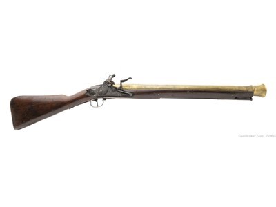 Large 18th Century British Flintlock Musketoon (AL7051)