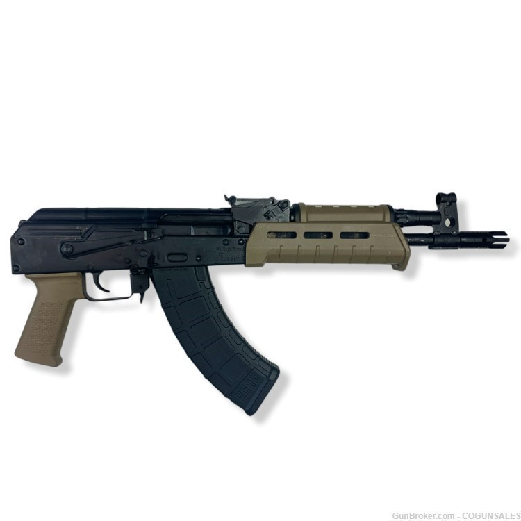 AK Pistol Romanian import by M+M Industries 12" FORGED AK47 AKM M10 762P -img-0