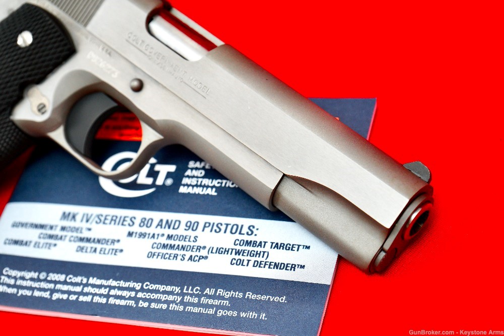 Awesome Colt Delta Elite 10mm Model 02020 w/ Original Case As New-img-7