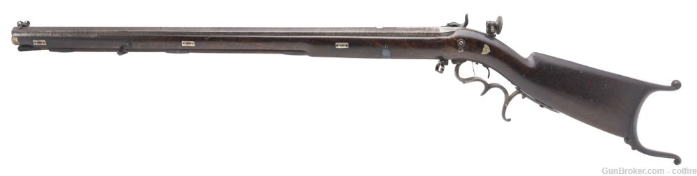 Swiss Schutzen Target Rifle marked “Des Ponds a Morges” (AL5914)-img-2