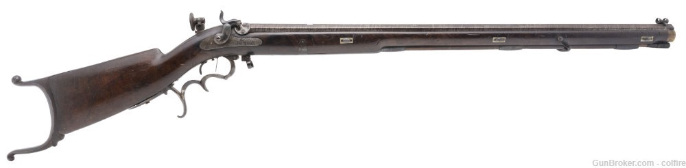 Swiss Schutzen Target Rifle marked “Des Ponds a Morges” (AL5914)-img-0