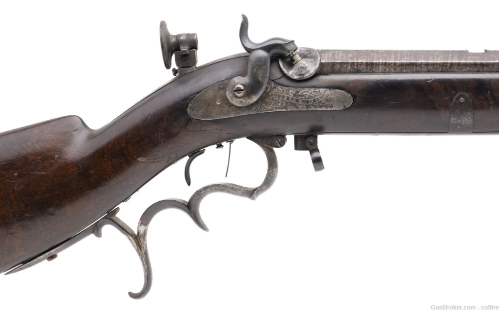 Swiss Schutzen Target Rifle marked “Des Ponds a Morges” (AL5914)-img-1