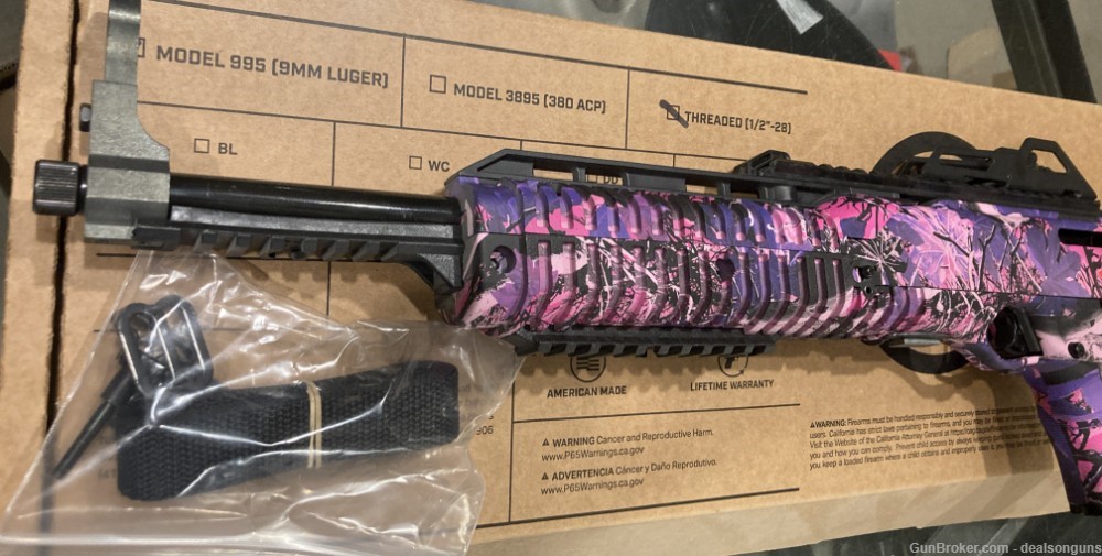 Hi Point 995 carbine 9mm Muddy Girl Pink Camo #995TSPI NIB(no card fees)-img-3