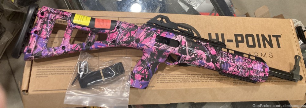 Hi Point 995 carbine 9mm Muddy Girl Pink Camo #995TSPI NIB(no card fees)-img-0