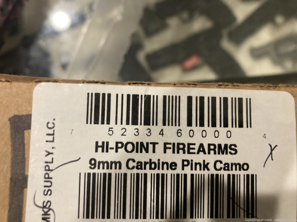 Hi Point 995 carbine 9mm Muddy Girl Pink Camo #995TSPI NIB(no card fees)-img-4