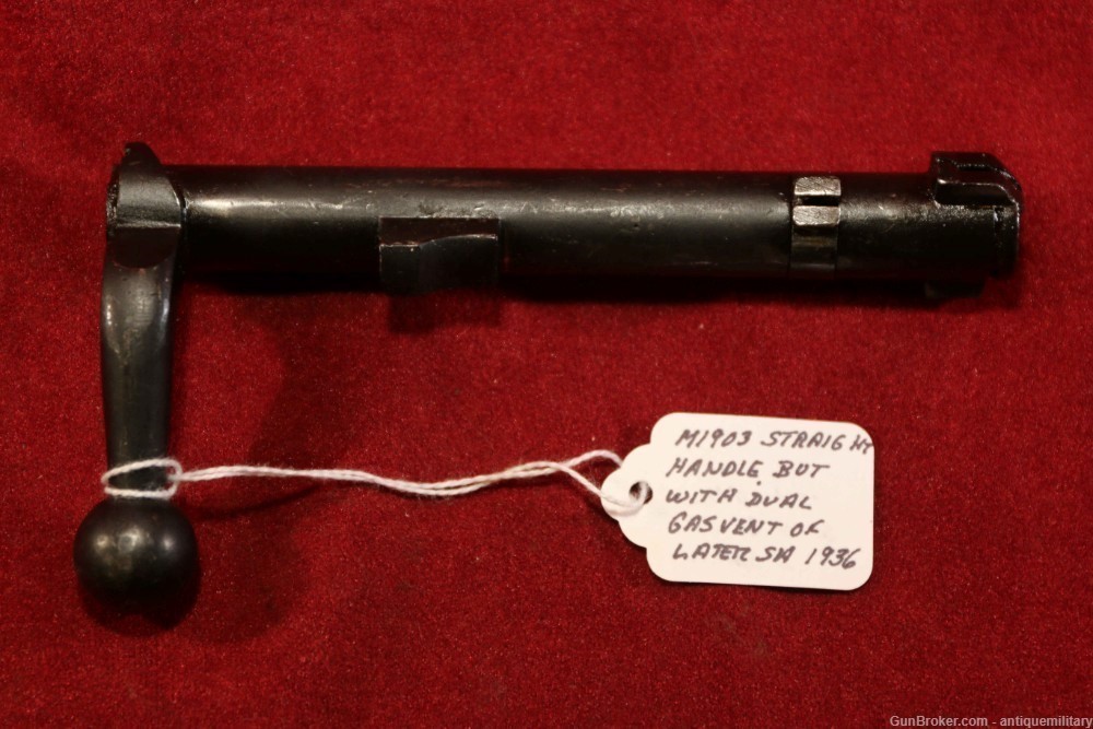 US M1903 Bolt Body - Type 2 - SA or RIA - Straight Handle-img-0
