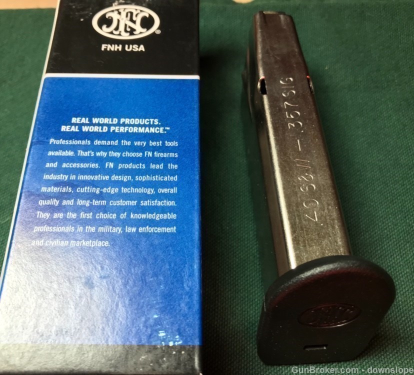 14 rd FNP-40 Stainless Factory Magazine .40 S&W NEW-img-1
