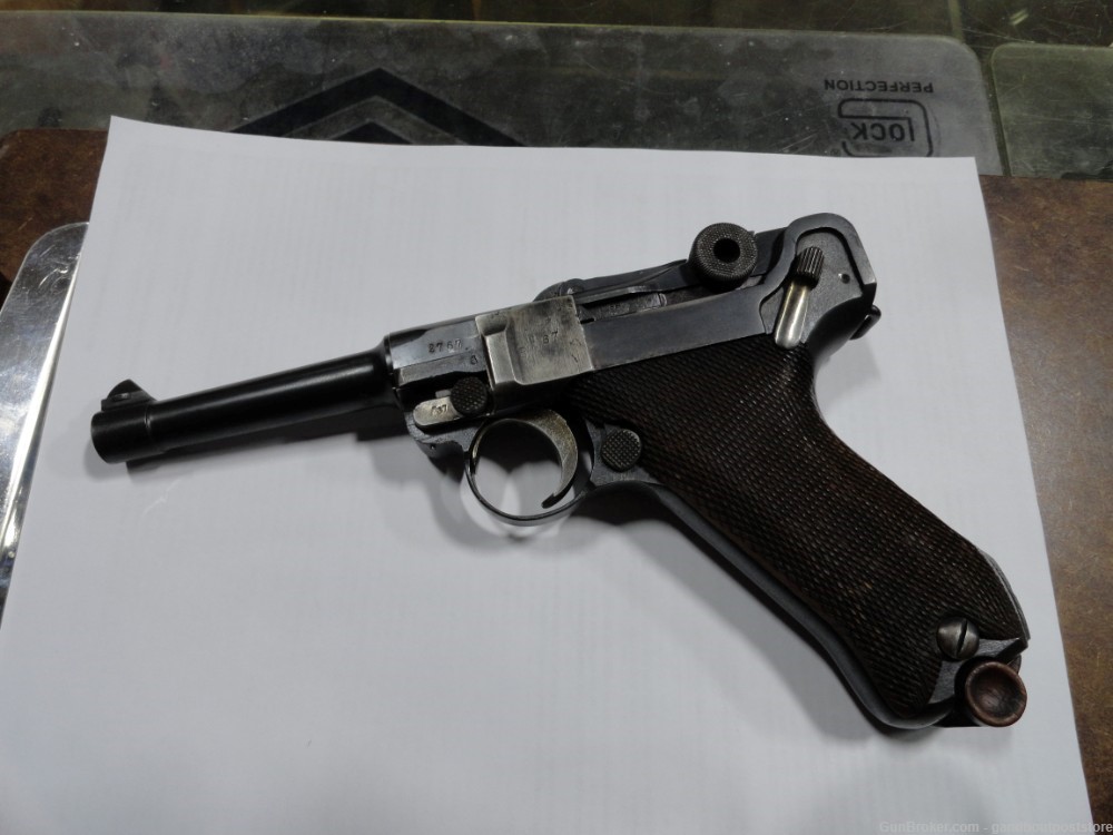 ERFURT 1917/18 LUGER, 9MM, WITH ALL MATCHING NUMBERS!-img-0