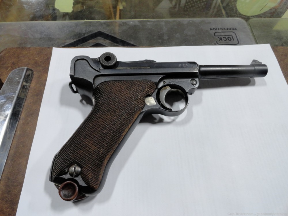 ERFURT 1917/18 LUGER, 9MM, WITH ALL MATCHING NUMBERS!-img-1