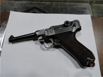 ERFURT 1917/18 LUGER, 9MM, WITH ALL MATCHING NUMBERS!