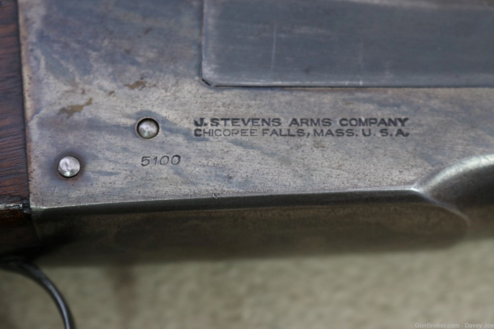 Hard to find Stevens Model 5100 410 gauge SXS 24" -img-12