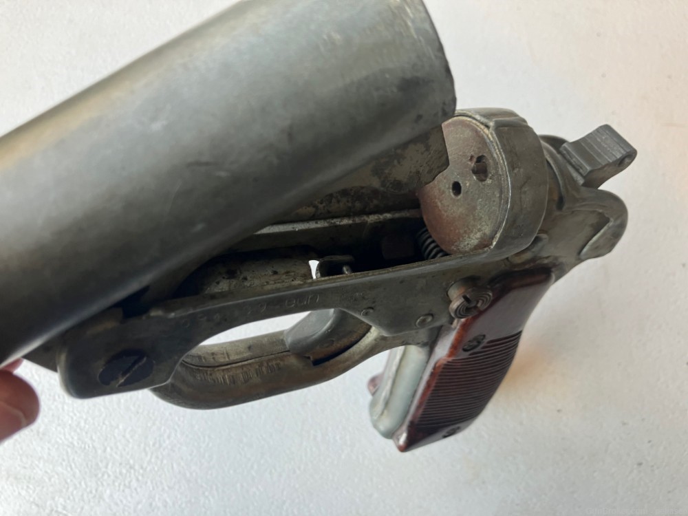 German WWII Leuchtpistole LP 42 Flare Pistol w/ original casings-img-3
